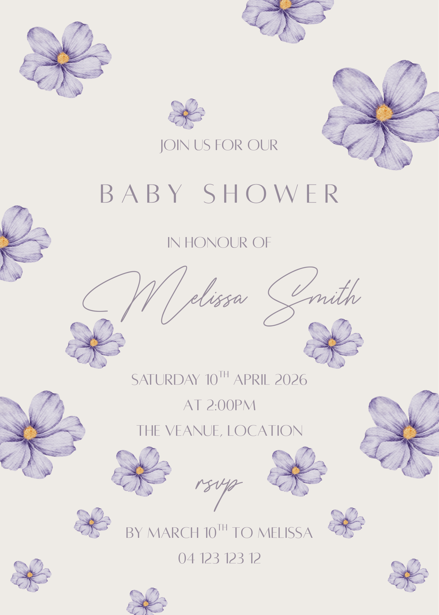 Bloom Invitation