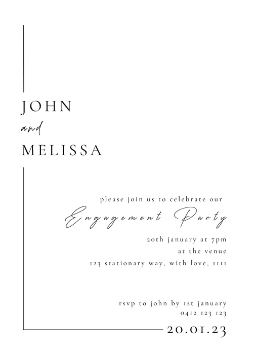 Elegance Invitation