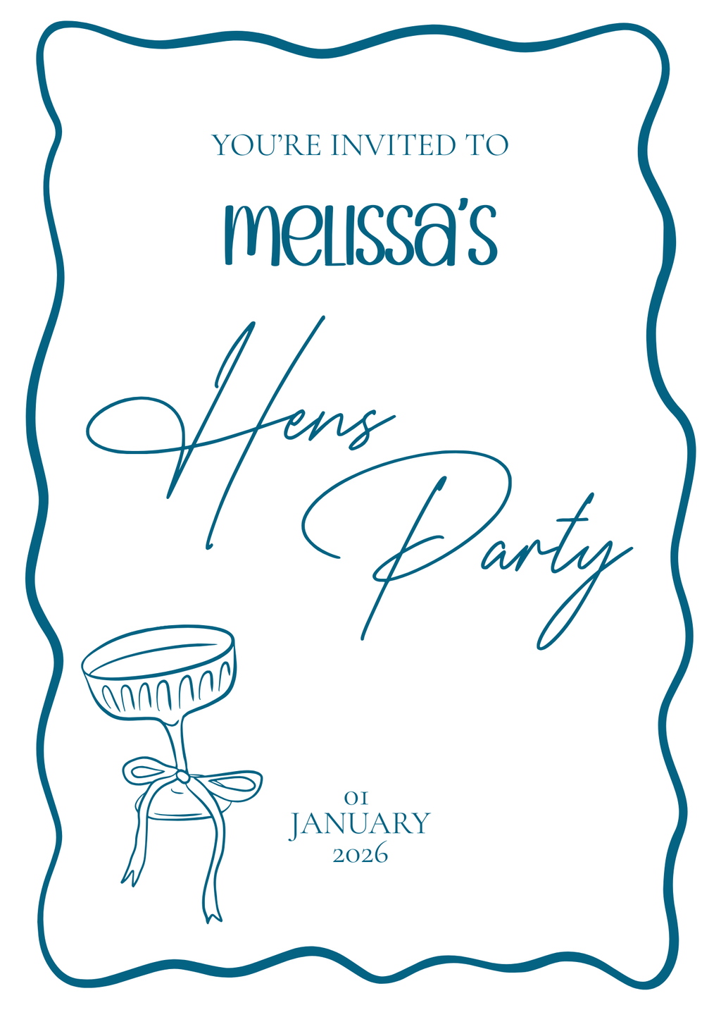 Rosè and Rendezvous Invitation